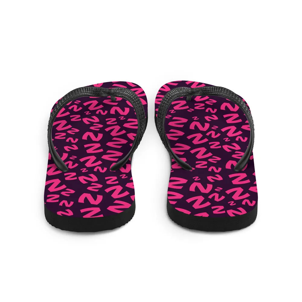 Zally All The ZZZ’s Sublimation Flip Flops